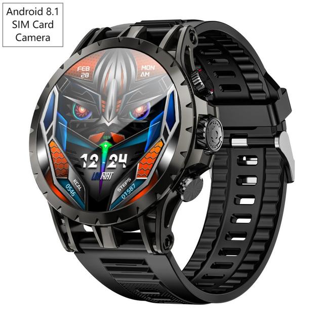 Appllp 4 Android 8.1 Smart Watch 3g+32gb 1.58inch Amoled Screen Support Nfc Gps Sos Smart Watch With Sim Card 4g