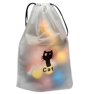 Sac personnalisé réutilisable en tissu givré motif ourson et marguerite, avec emballage anti-poussière, sac à cordon, sac de rangement transparent, sac à chaussures - Product Image 1