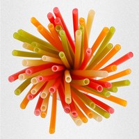 Pailles biodégradables 100%, pailles à boire pour le riz, pailles jetables à base de plantes, vente en gros