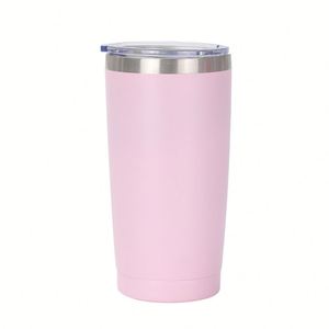Custom logo 20 oz Insulated Car Cup <b>Double</b> <b>Wall</b> Vacuum Powder Coated Tumbler Vacuum Cup Thermal Stainless Steel Coffee Mug With - Product Image 1
