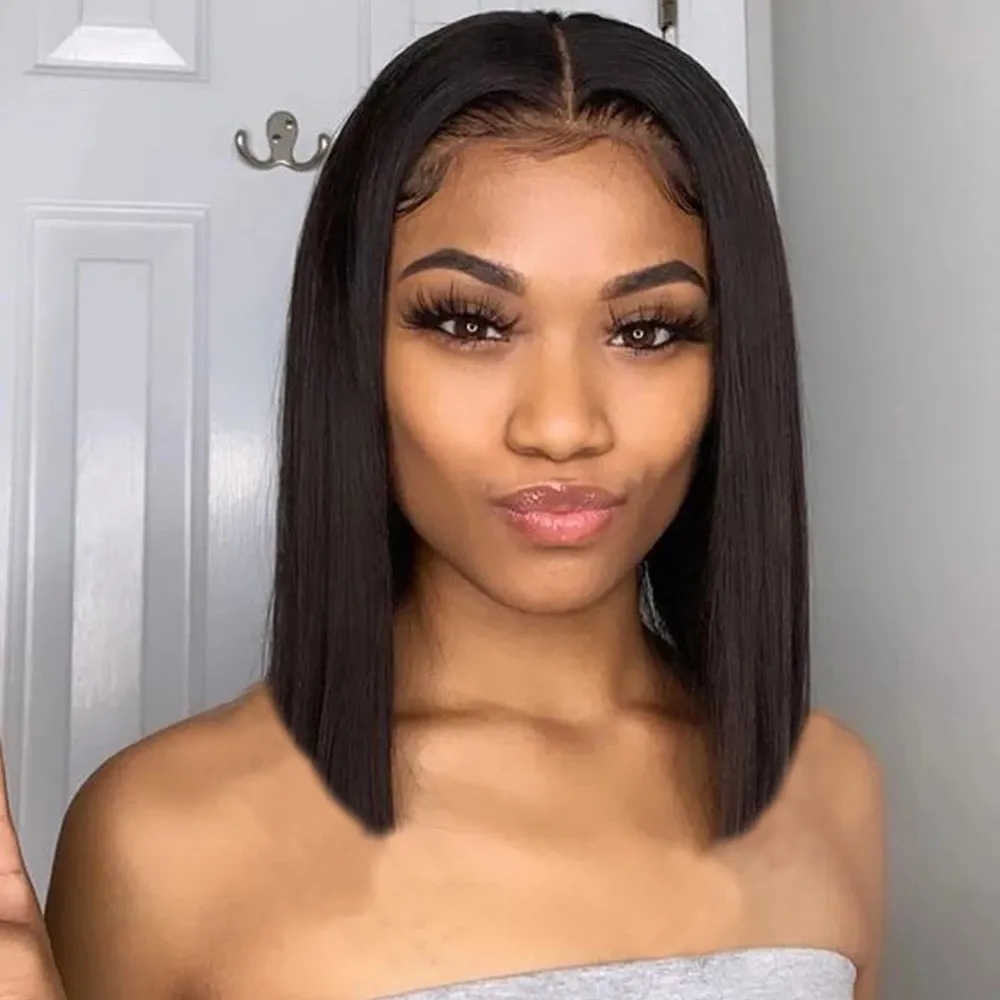 Cheap Weaves and Short Bob Wigs Human Hair Lace Front Wigs For Black Women Best-selling Glueless Hd Lace Frontal Wigs Human Hair