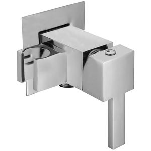 Mitigeur carré encastré chromé 1/2 \ "M avec support latéral intégré Outil de tournage - Product Image 2