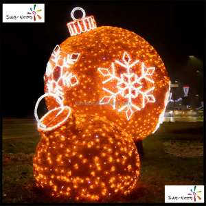Grande boule lumineuse LED imperméable pour décoration de Noël - Product Image 5