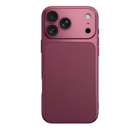 Casing Ponsel Kulit Mewah Matte untuk iPhone 12 13 14 15 16 17 18 Pro Max 16Plus 11 Anti Benturan Pelindung Lunak Bumper Belakang