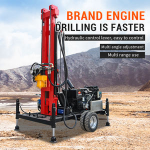 Vendita diretta 78HP doppia gomma acqua per pozzo di perforazione idraulica diesel impianto di perforazione dell'acqua - Product Image 1