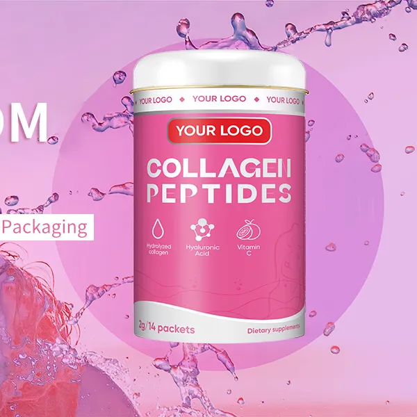 100% Pure Hydrolyzed marine collagen peptide Marine Fish Collagen Powder with hyaluronic acid