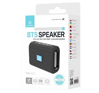 Haut-parleur sans fil portable Techancy, mini, professionnel, tendance, en plastique, personnalisé, avec batterie intégrée 200-500 mAh et micro, compatible application
