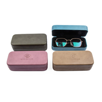 Étui à lunettes rigide personnalisé avec logo en relief – Boîte de rangement durable pour lunettes, support portable pour usage quotidien et voyage