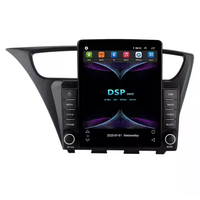Autoradio Android 13 avec écran partagé IPS DSP pour Honda Civic 2012-2015 8+128G Autoradio Audio Vidéo BT Stéréo GPS Navigateur