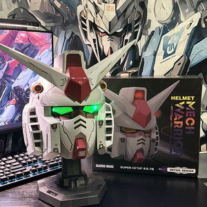 หมวกกันดั้มของแท้สำหรับคอสเพลย์ พร้อมใช้งานสำหรับผู้เล่นวัน วัน หมวกพลาสติก ชุดเกราะคอสตูม สวมใส่ได้จริง มีสามโหมด <span class=keywords><strong>หน้ากาก</strong></span>เรืองแสง - Product Image 4