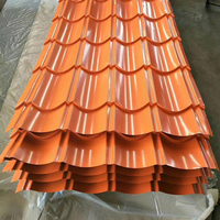 Tôle d'acier ondulée prélaquée série RAL, tôle de toiture galvanisée colorée pour la construction