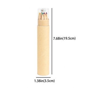 ชุดดินสอสีไม้แบบแท่งยาว 12 สี สำหรับเด็ก พร้อมกบเหลาดินสอ - Product Image 2