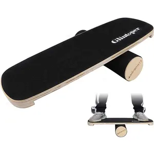 Non-slip Wooden Wobble Balance Board Exercise Balance Stability Trainer