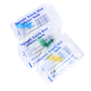 Equipo Médico Desechable para Extracción de Sangre, Aguja de Mariposa con Soporte para Extracción Segura de Sangre de la Vena del Cuero Cabelludo - Product Image 2