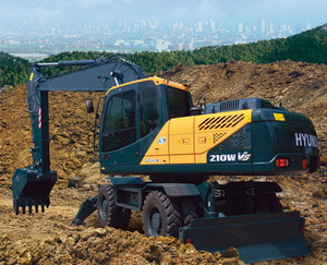 Excavatrice sur pneus HW60 neuve de 6 tonnes, mini-pelleuse de 0,21 m3, 44,3 kW, au meilleur prix et à haute efficacité - Product Image 1