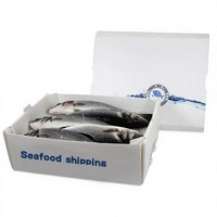 Boîtes de transport en plastique PP écologiques personnalisées en gros pour l'emballage des aliments surgelés, des fruits de mer et des aliments frais