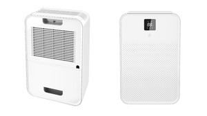 Refrigerative <b>Dehumidifier</b> 500ML/Day R290 LED Display Auto-Off Smart Defrost Portable Ultra Quiet Drying Clothes 90W Snow Snow W - Product Image 2