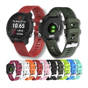 Correas Deportivas de Silicona de Repuesto para <span class=keywords><strong>Garmin</strong></span> Forerunner <span class=keywords><strong>645</strong></span> 245 Music Vivoactive 3 - Product Image 1