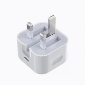 Cargador Rápido PD de 20W con Enchufe UK, Tipo-C, Puerto Único, <span class=keywords><strong>Adaptador</strong></span> de Carga Plegable para iPhone 15/16/14 Pro <span class=keywords><strong>iPad</strong></span> - Product Image 2