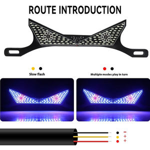 Nouveau phare LED Devil Eye avec lumière stroboscopique d'avertissement pour moto/scooter, moto tout-terrain, VTT, remplacement avec garantie de 2 ans - Product Image 5