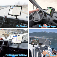 Support universel rotatif à 360 degrés en alliage d'aluminium et plastique YUNKU, compatible iPad et tablettes PC, réglable pour camion - Meilleures ventes