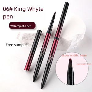 Ensemble de 13 pinceaux à ongles en métal avec logo personnalisé, pinceaux professionnels pour la peinture au gel pour salon - Product Image 5
