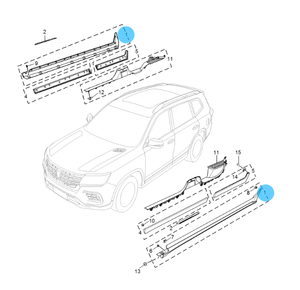 Parrilla de coche para ROEWE MG <span class=keywords><strong>RX8</strong></span>, parachoques delantero de China, <span class=keywords><strong>precio</strong></span> de fábrica, proveedor, piezas de repuesto, novedad de 10483517, 2023 - Product Image 3