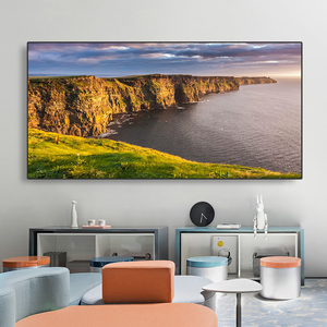 Los acantilados de Moher en Irlanda cuadros lienzo pintura naturaleza paisaje marino paisaje pared arte impresiones para decoración del hogar - Product Image 3