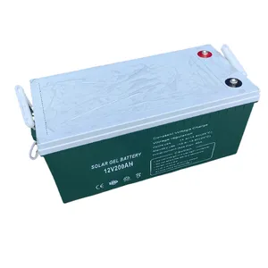 Gel năng lượng mặt trời Pin 12V 100AH bảo trì miễn phí niêm phong chì axit pin năng lượng mặt trời sạc pin đồ chơi điện xe lăn 1500 10 giờ