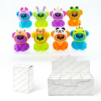 Jouet Koala Squishy en TPR OEM avec Chapeaux d'Animaux Amovibles, Série de Collection, Boîte Mystère |   Jouet anti-stress en gros
