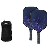 Ensemble de raquettes de pickleball en bois pour la plage avec balles – Kit combiné transfrontalier
