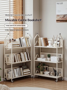 Libreria mobile di lusso <span class=keywords><strong>in</strong></span> <span class=keywords><strong>ferro</strong></span> per angolo camera da letto, piccola libreria per bambini con spazio per libri illustrati - Product Image 1