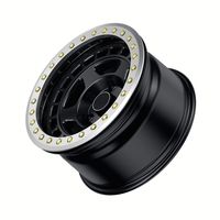 Jantes Beadlock en alliage d'aluminium forgé 5x120/6x139.7/5x114.3 PCD, neuves, tout-terrain, 40 mm ET 25 mm pour voiture