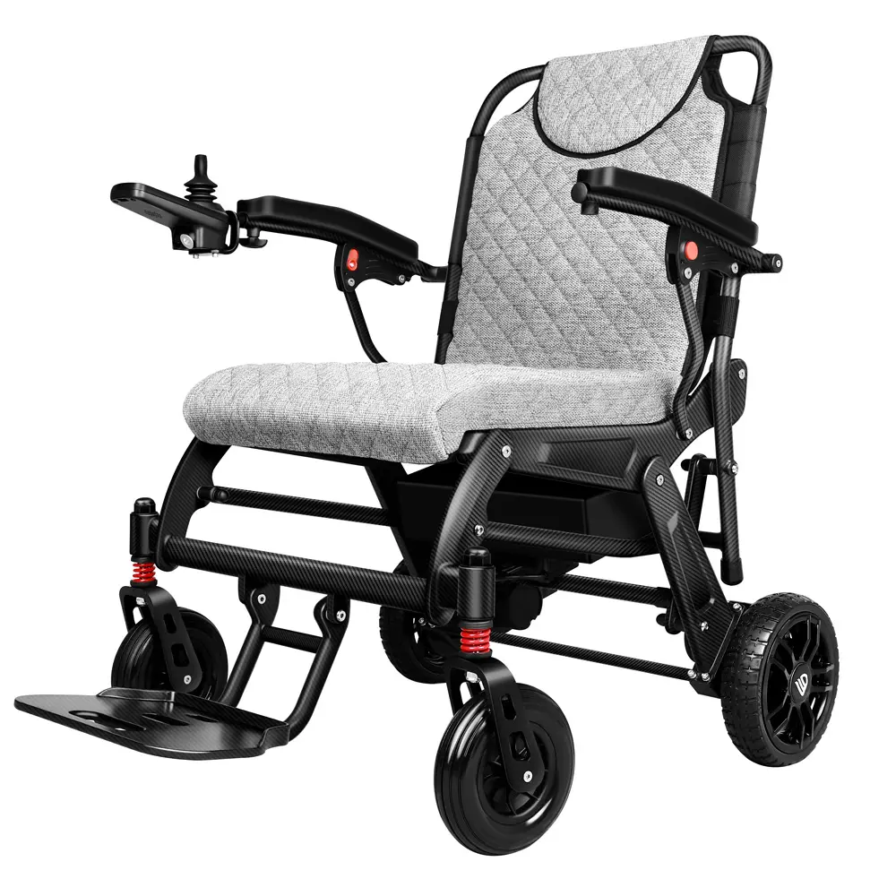 Grand siège de luxe, fauteuil roulant électrique Durable, fauteuil de Transport et de mobilité, fauteuil roulant électrique pliable