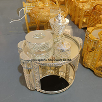 Qian Hu 2026 – Nouvel arrivage : Ensemble de table à café et à thé en métal Rekebot durable, design éthiopien et moyen-oriental, ensemble décoratif