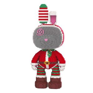Mpin 55cm cadeaux de Noël gros blocs de construction modèle jouet Micro assemblé <span class=keywords><strong>Puzzle</strong></span> Animal 3D magique Mini briques Momo lapin Bearbrick - Product Image 1