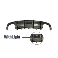 Diffuseur de pare-chocs arrière en fibre de carbone pour Audi A4 B8 Sline S4 2009-2012, garde de pare-chocs arrière non standard en FRP