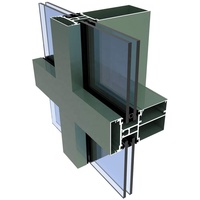 Structures de murs-rideaux en verre, murs-rideaux en verre à cadre caché