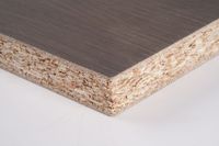 Panneau mélaminé à grain de bois, panneau sans peinture avec âme en bois, panneau stratifié de qualité E0 pour armoires de cuisine, aspect bois naturel