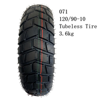 Ban Motor Tubeless ZS-071 Berkualitas Baik dengan Harga Murah Ukuran 120/90-10 untuk Jalan Raya