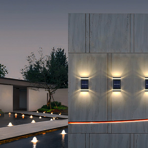 <b>Solar</b> Outdoor Wall Lamp Led Long Strip 12V Waterproof For Garden Patio Fence <b>Deck</b> <b>Lighting</b> - Product Image 2
