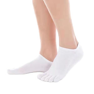 الجوارب قارب خمسة أصابع للرجال الصيف خفيفة الوزن منخفضة أعلى غير مرئية الجوارب خمسة إصبع مع أصابع الانقسام والأصابع - Product Image 2