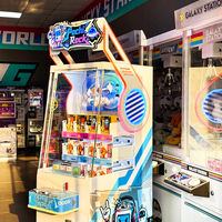 Machine de jeu d'arcade à prix d'usine, distributeur de billes porte-bonheur en verre trempé et acier inoxydable, pour centre de divertissement