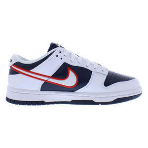 รองเท้าพรีเมี่ยมระดับต่ำ Nike สีขาว/สีแดงมหาวิทยาลัย/ดีไซน์งานฝีมือคริสตัลออบซิเดียน-100% ของแท้ - Product Image 3
