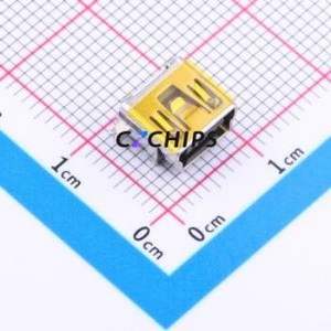 U-M-M5DS-W-6 USB Connector SMD Connector ( Connector Type: Mini-B )( Protocol Standard: USB 2.0 )( Gender: Female ) - Product Image 1