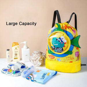 Borsa da palestra per bambini, sport all'aperto, borsa da <span class=keywords><strong>nuoto</strong></span>, borsa da viaggio, zaino con coulisse in poliestere - Product Image 2