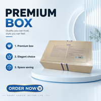 Boîte cadeau en papier argenté à double porte avec doublure en éponge, élégante et imprimée, pour crème pour le visage et coffrets cadeaux sélectionnés
