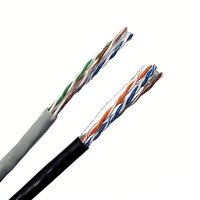 Câble CAT6 UTP en cuivre massif 24AWG, bobine de 100 m, câble en vrac, 250 MHz, internet haut débit, câblage LAN, résidentiel, commercial