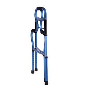 Déambulateur pour la rééducation des fractures en acier inoxydable, hauteur réglable, avec pieds antidérapants et poignées confortables - Product Image 5