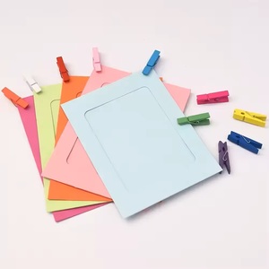 10pcs DIY Multi-Màu hiện đại handmade giấy khung ảnh 8x10 <span class=keywords><strong>4x6</strong></span> UV in dây thừng tường treo ảnh hiển thị Wedding giáng sinh - Product Image 1